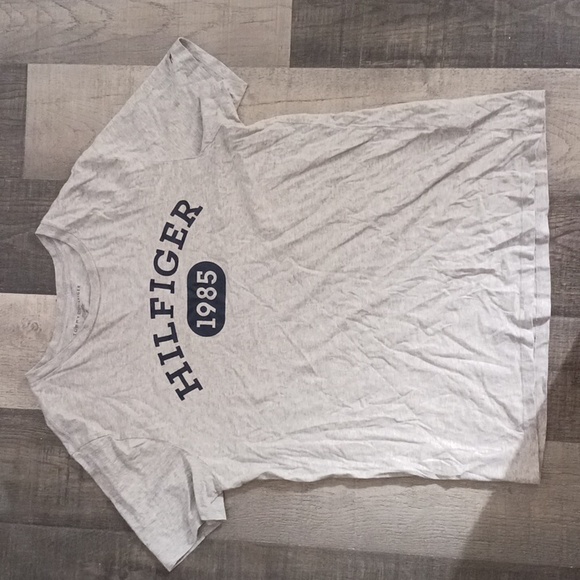 Tommy Hilfiger Gray Mens T- Shirt - Picture 1 of 3